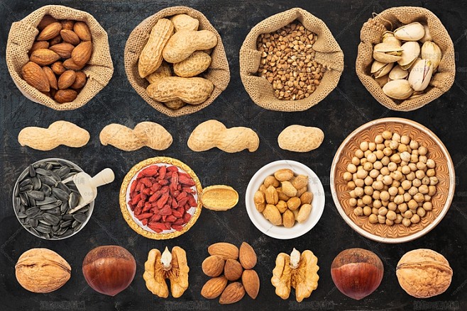 堅(jiān)果食品的魅力 高清實(shí)拍與專業(yè)PSD素材的應(yīng)用